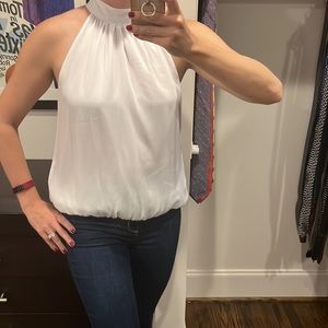 White Boston Proper Halter Top